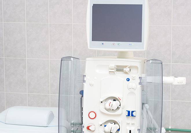 Dotykové obrazovky pro dialyzační přístroje