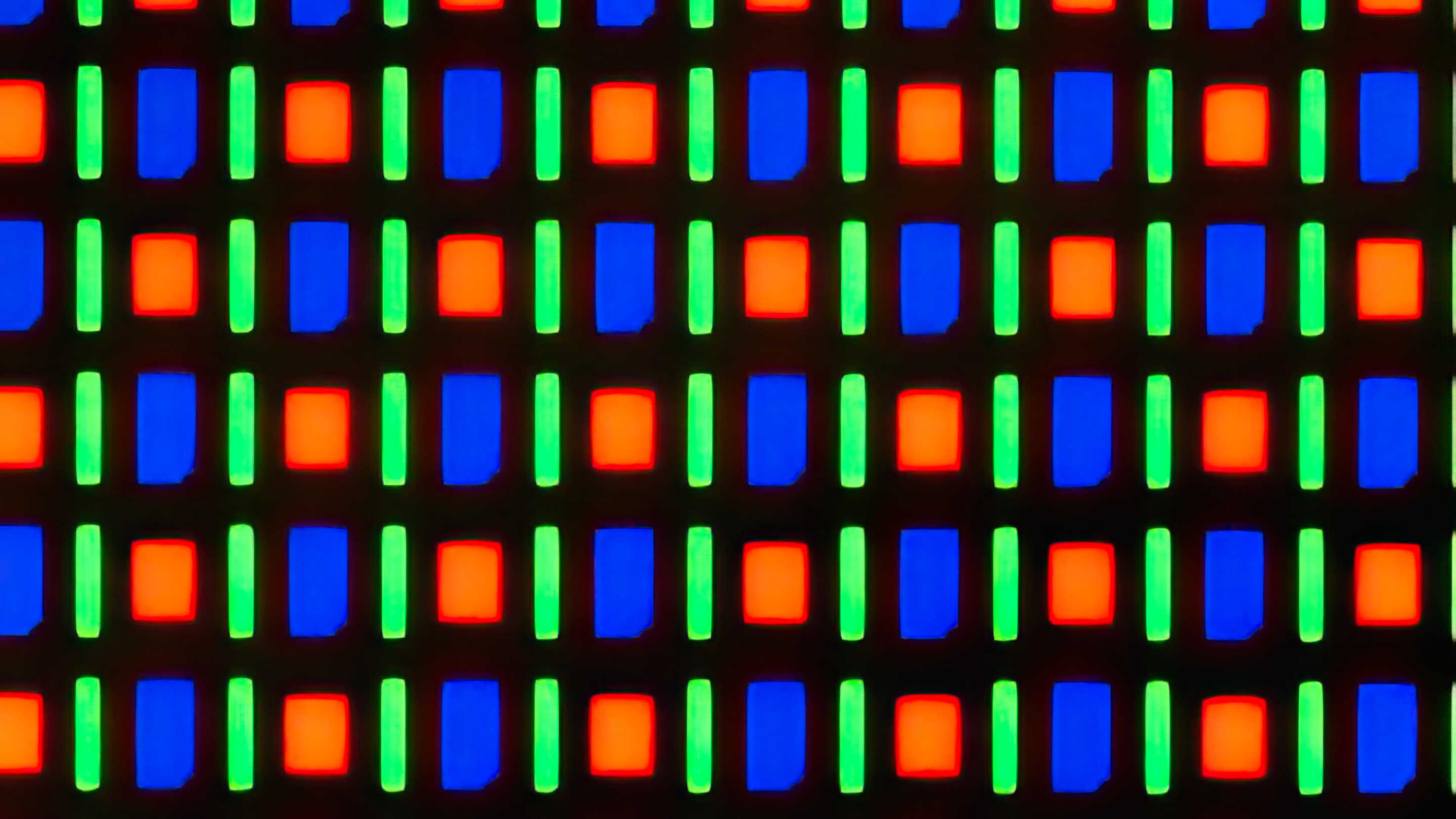 Macro de padrão de subpixel OLED